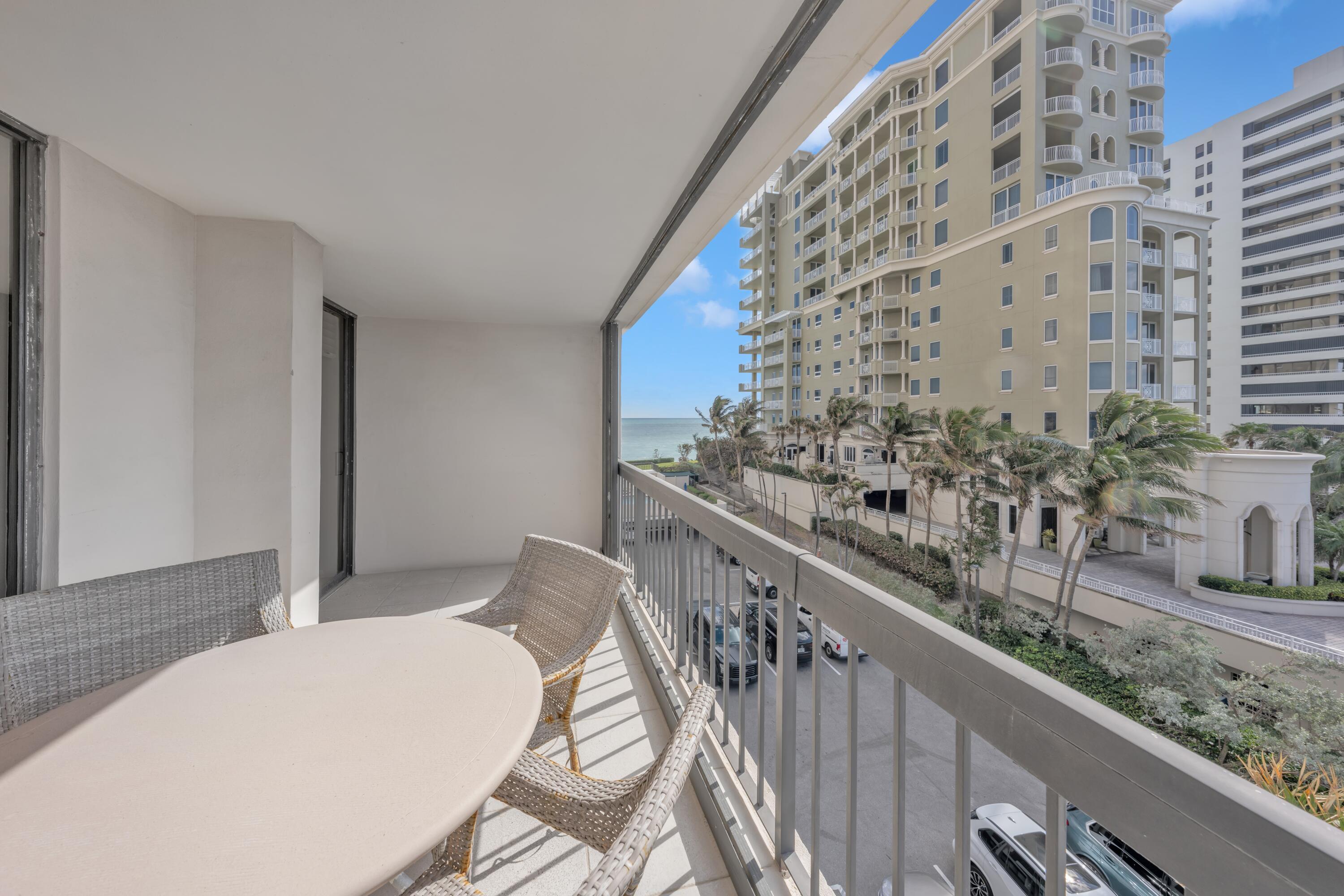5380 North Ocean Drive, Unit 4A Singer Island, FL 33404 - Photo 37 of 75 balcony with ocean views 4A
