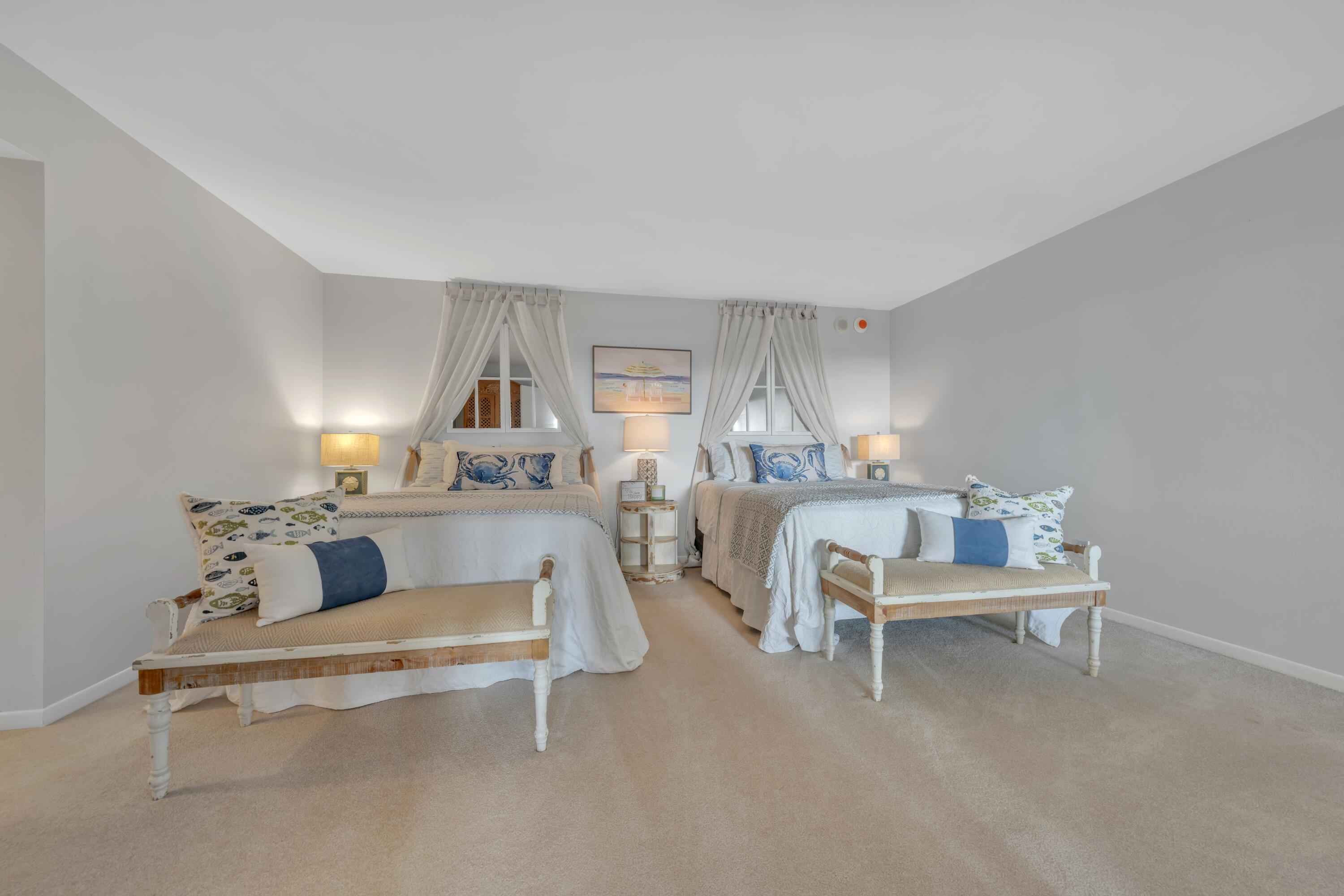 5380 North Ocean Drive, Unit 4A Singer Island, FL 33404 - Photo 43 of 75 4A Master with two Queen Beds