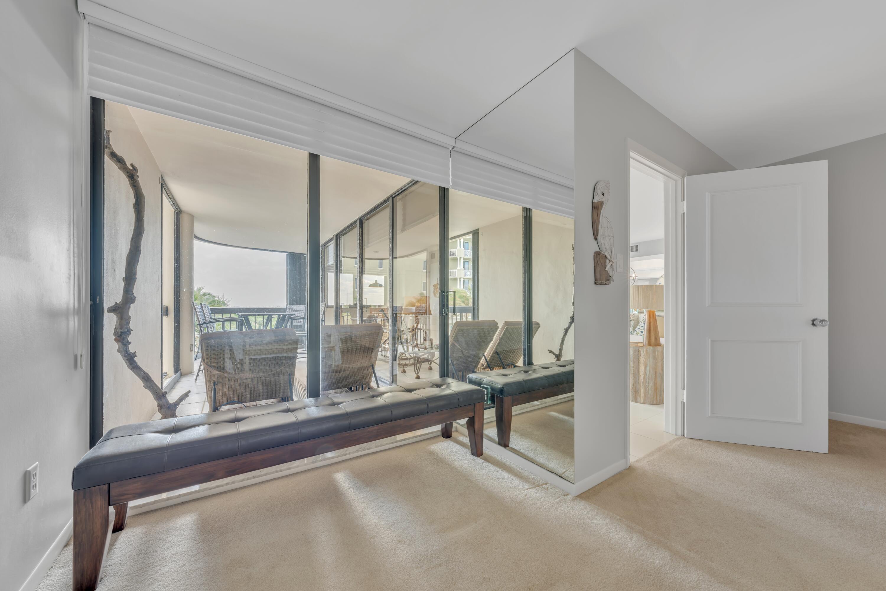 5380 North Ocean Drive, Unit 4A Singer Island, FL 33404 - Photo 44 of 75 4A master view with balcony and sitting