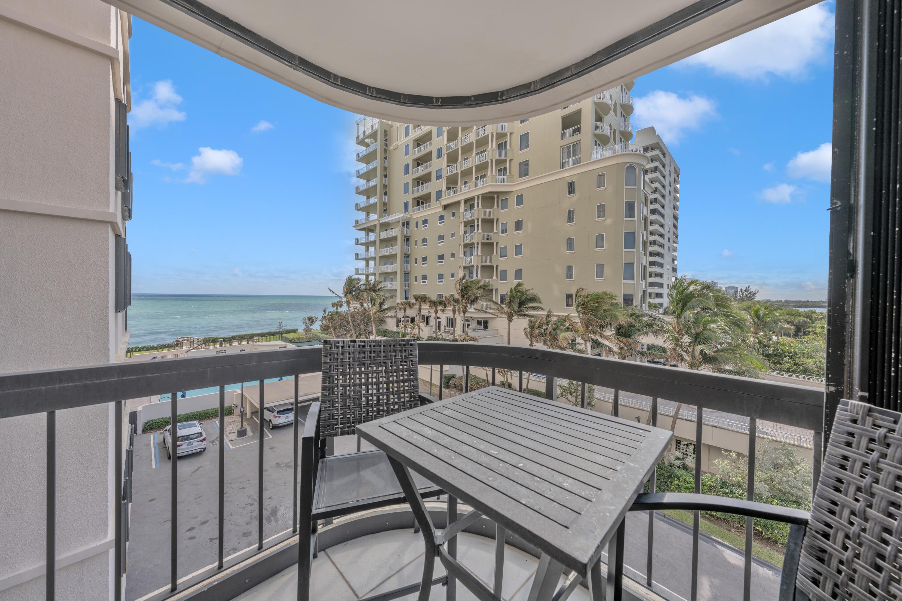 5380 North Ocean Drive, Unit 4A Singer Island, FL 33404 - Photo 46 of 75 balcony sitting with ocean view