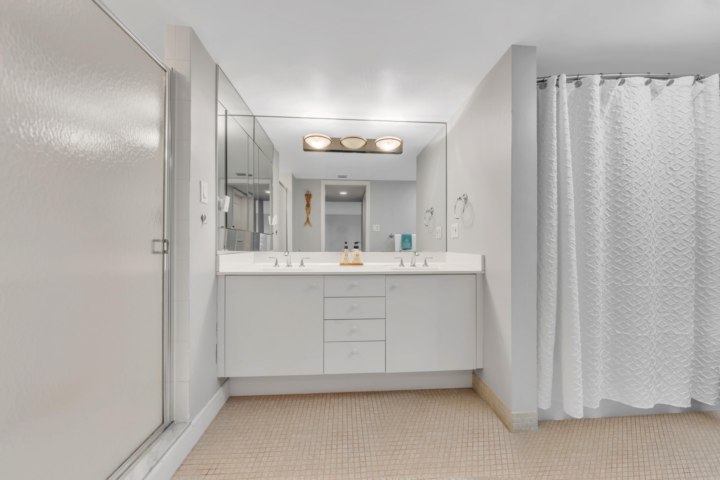 5380 North Ocean Drive, Unit 4A Singer Island, FL 33404 - Photo 50 of 75 Master with dual sinks shower and separa