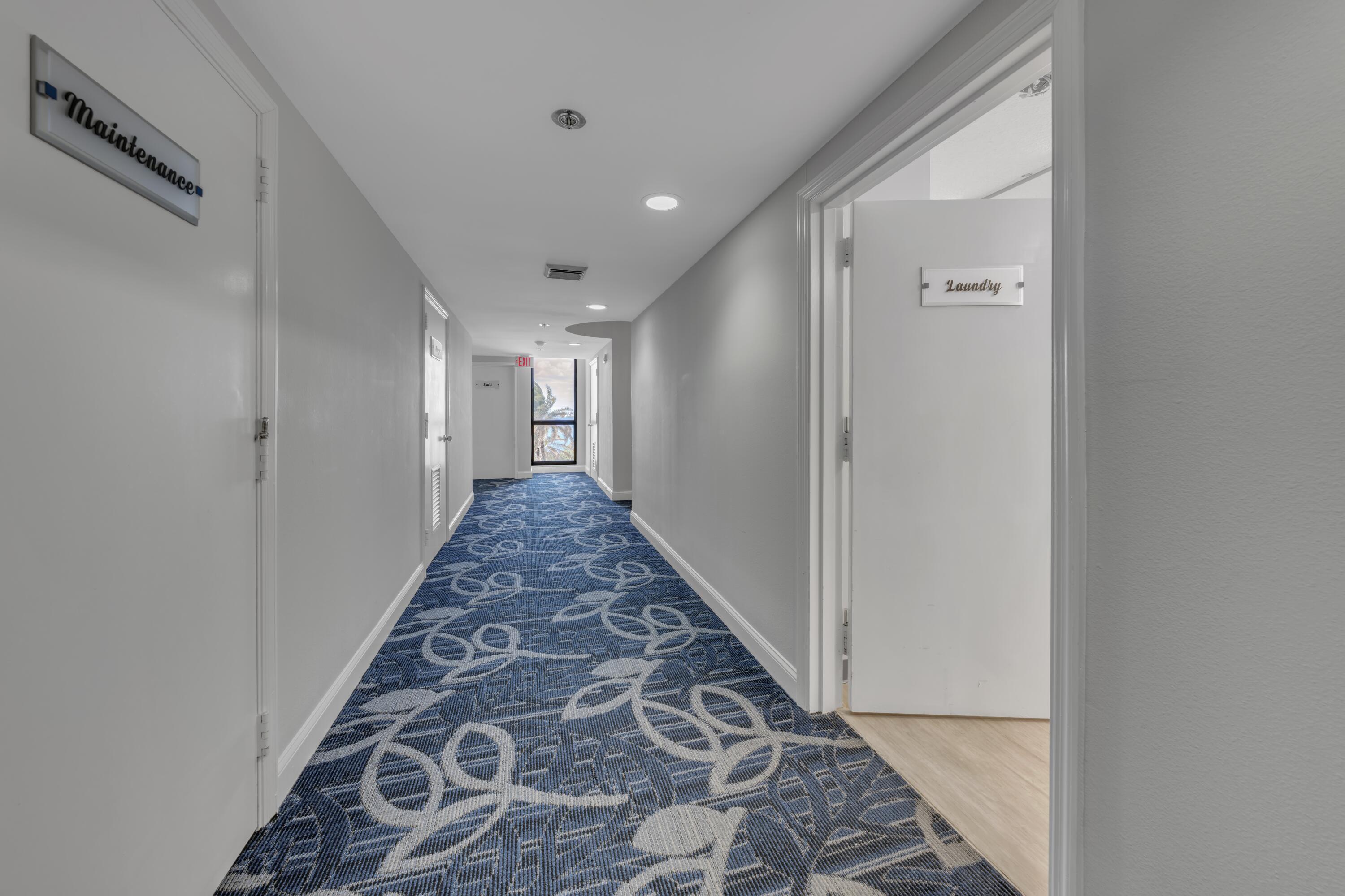 5380 North Ocean Drive, Unit 4A Singer Island, FL 33404 - Photo 55 of 75 Hallway to Laundry