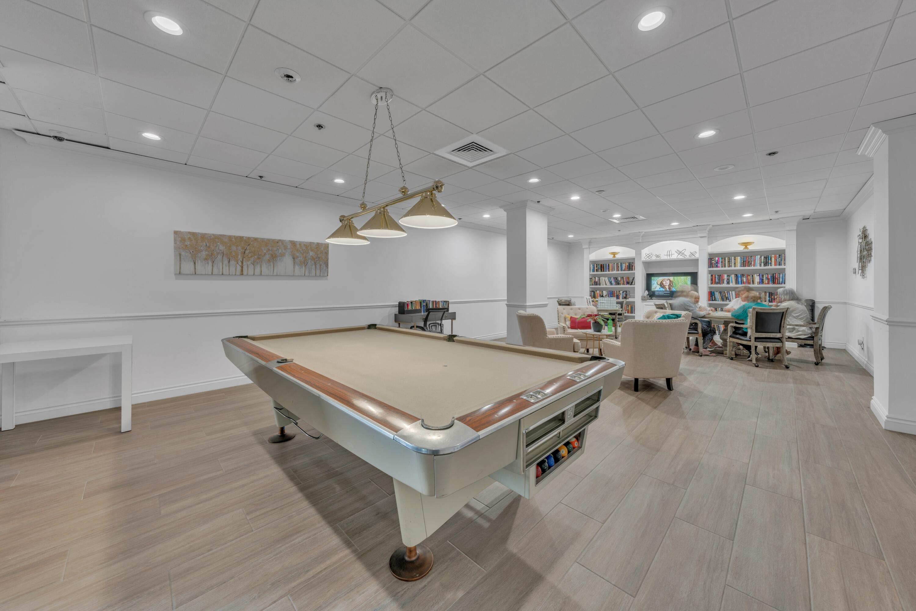 5380 North Ocean Drive, Unit 4A Singer Island, FL 33404 - Photo 62 of 75 Library and billards area