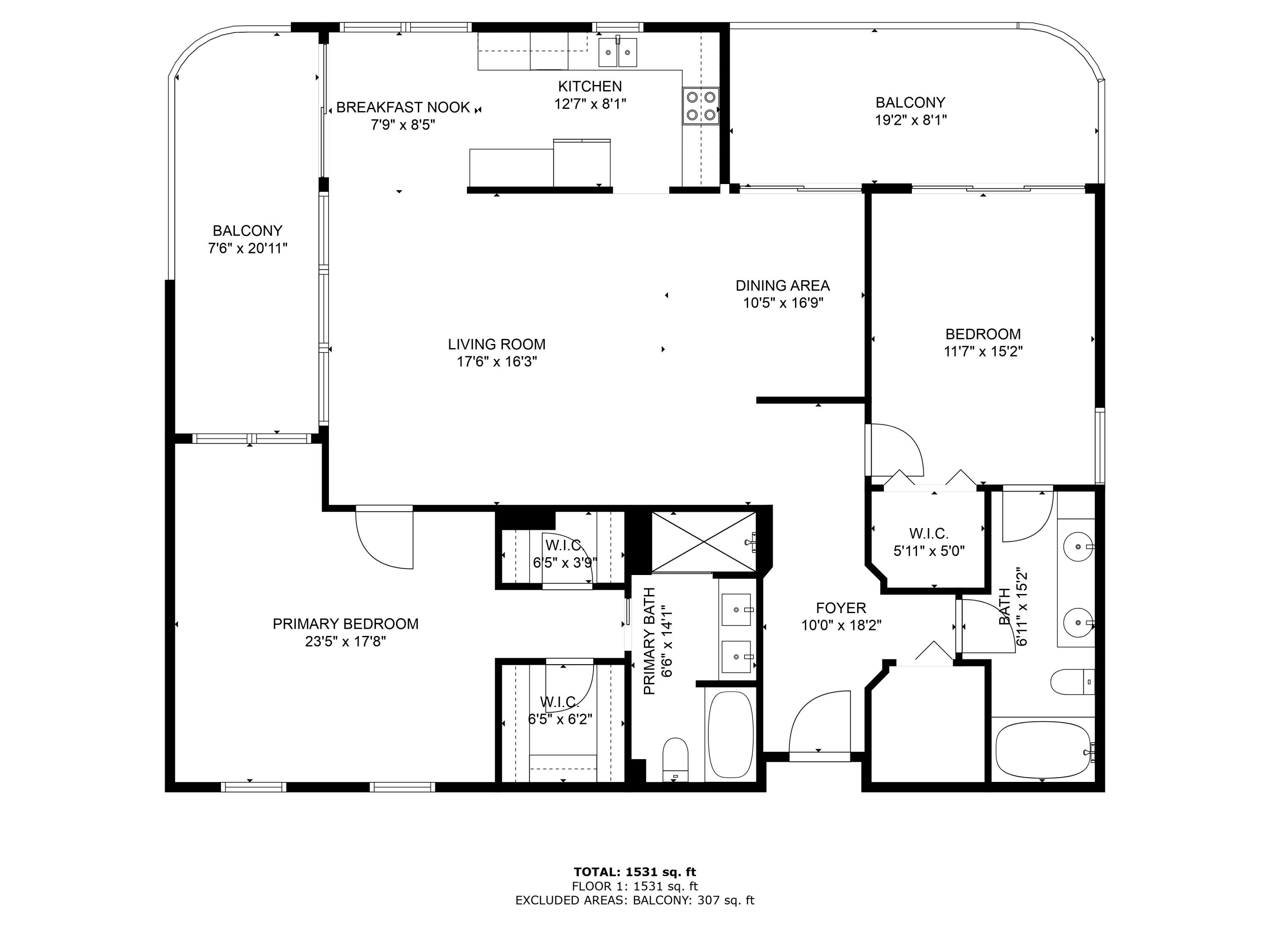 5380 North Ocean Drive, Unit 4A Singer Island, FL 33404 - Photo 74 of 75 4A Eastpointe Floor plan