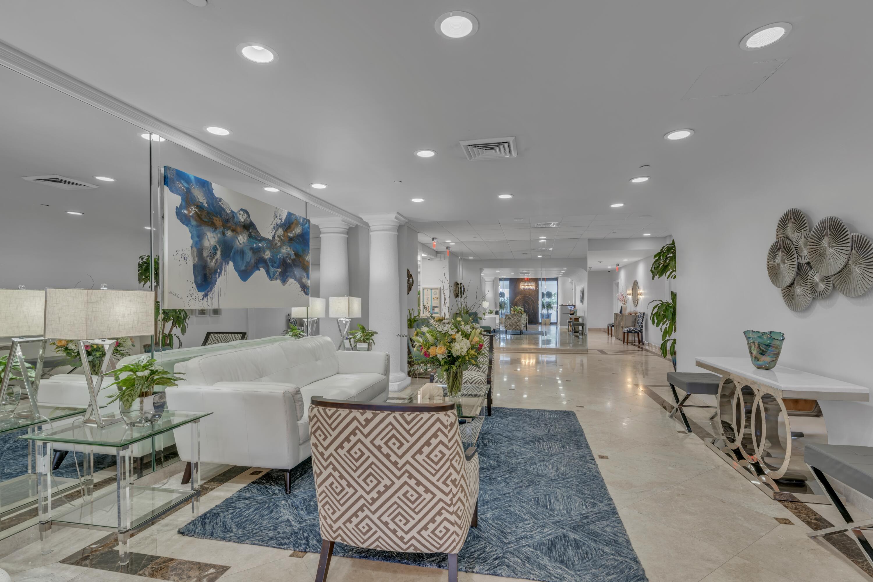 5380 North Ocean Drive, Unit 4A Singer Island, FL 33404 - Photo 8 of 75 Eastpointe I beautiful Lobby areas