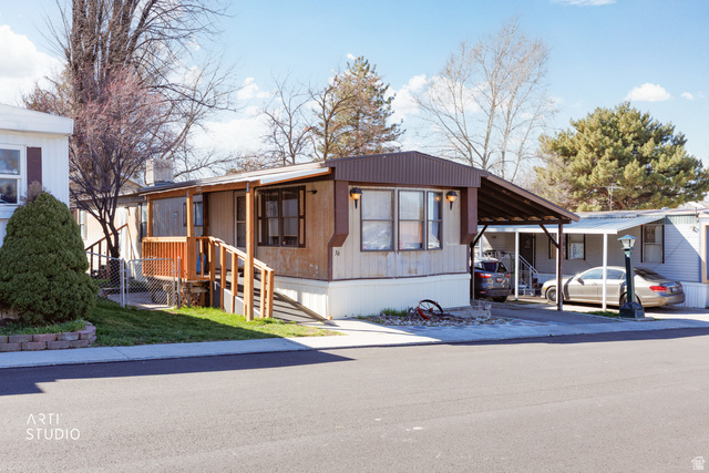 1525 South 400 East, Unit 36 Springville, UT 84663 - Photo 1 of 1 Manufactured / mobile home featuring a carport