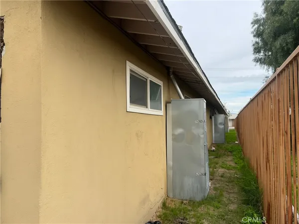 a backyard of a house