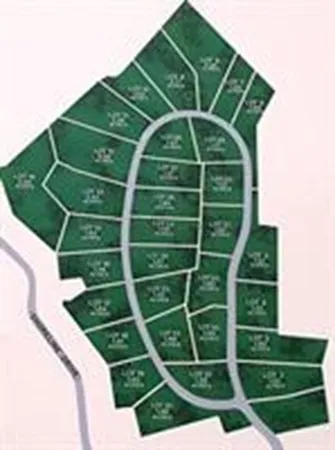 a view of a wooden door with a big yard