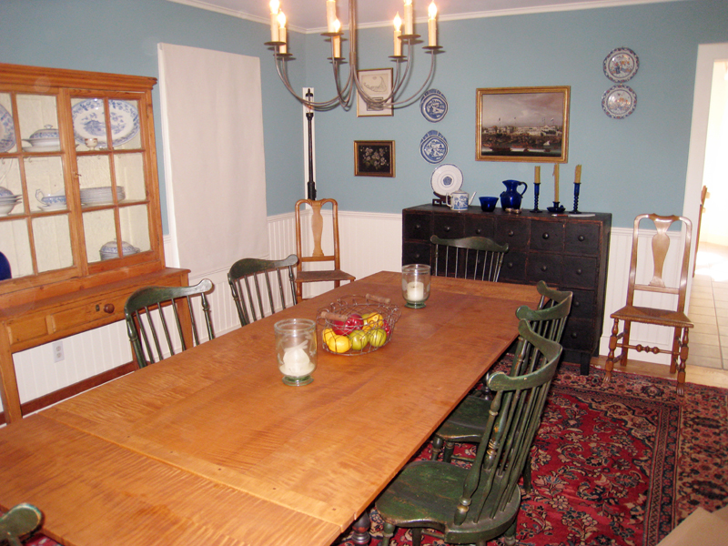 94 Miacomet Road Nantucket, MA 02554 - Photo 6 of 18 a dining room with furniture and wooden floor