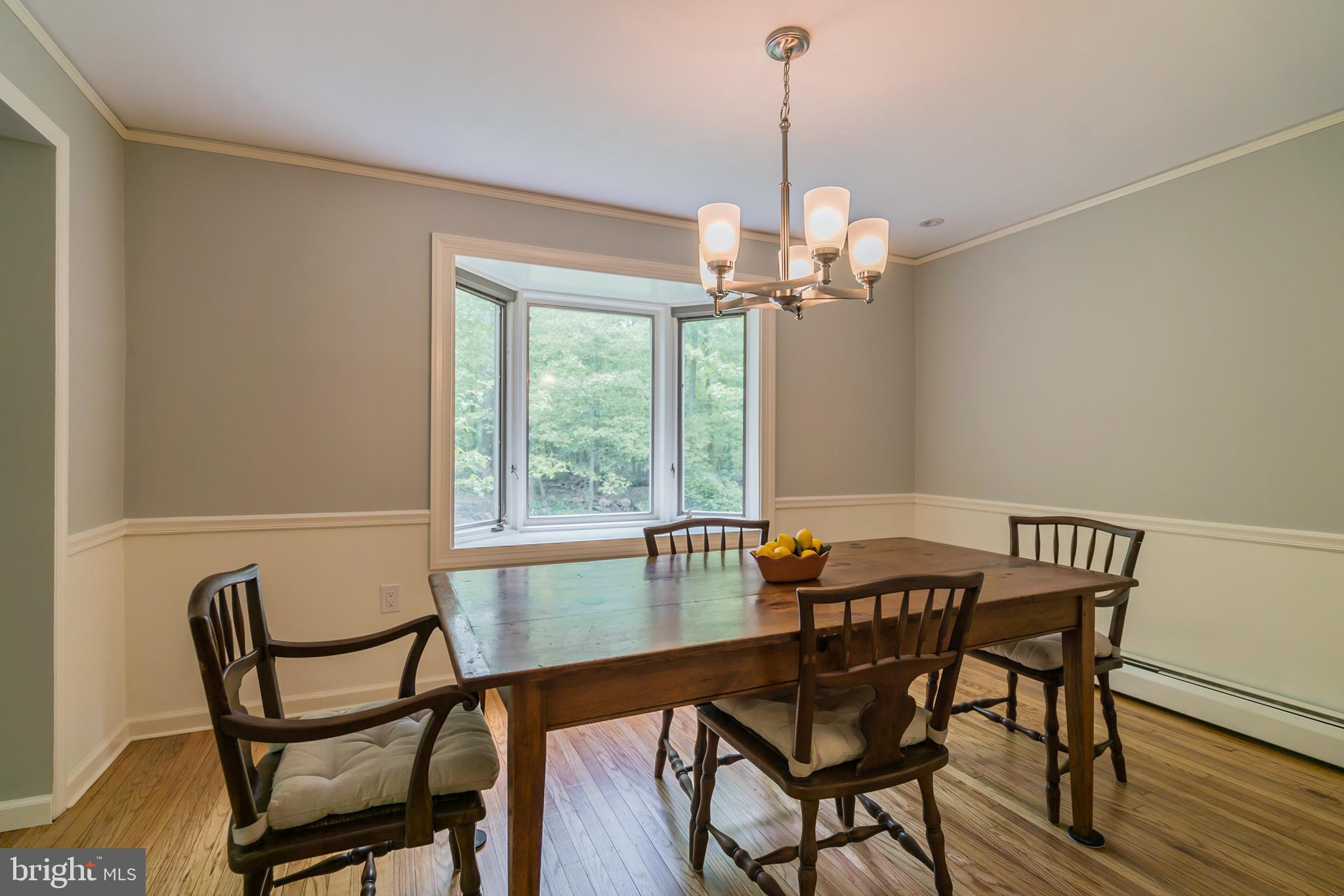 6249 Stump Road Pipersville, PA 18947 - Photo 9 of 31 Spacious dining room with gorgeous bay window