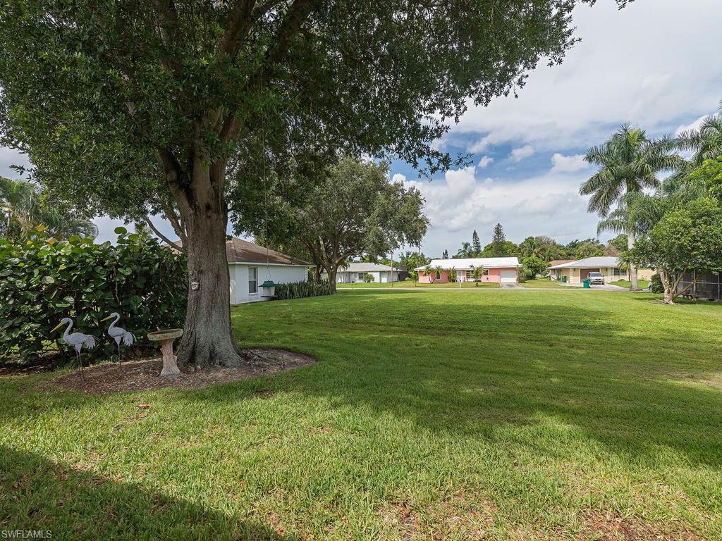 121 Blue Ridge Drive Naples, FL 34112 - Photo 14 of 14 Rear view of open landscaped area behind the house