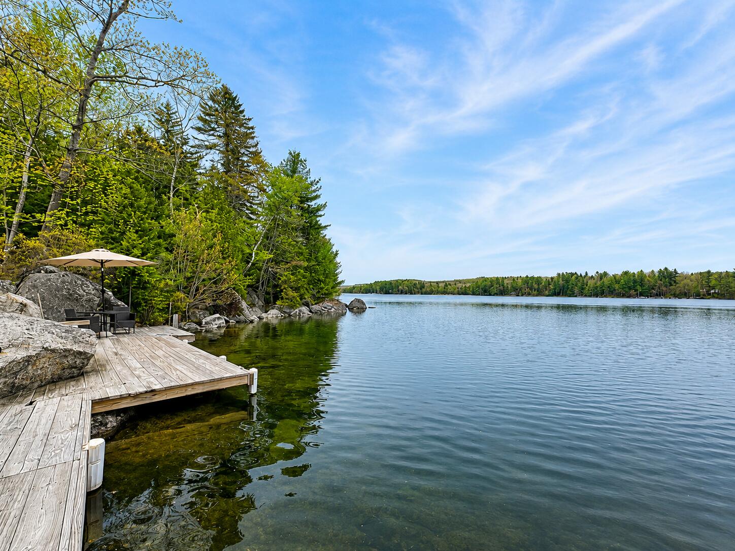 687 West Shore Road Otis, ME 04605 - Photo 5 of 55 View from outdoor deck