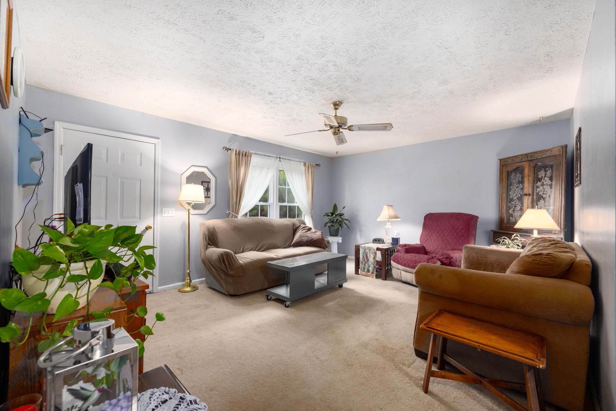 5622 Hopewell Road Springfield, TN 37172 - Photo 13 of 23 a living room with furniture and a potted plant