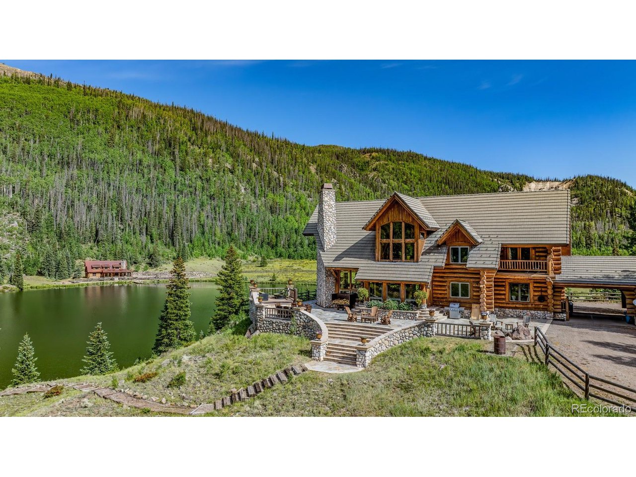 2418 Forest Road Creede, CO 81130 - Photo 18 of 50 a outdoor space with a lake view