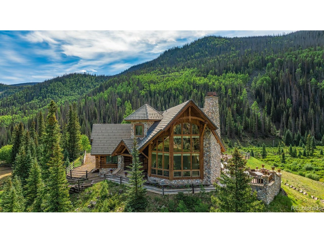 2418 Forest Road Creede, CO 81130 - Photo 2 of 50 a aerial view of a house