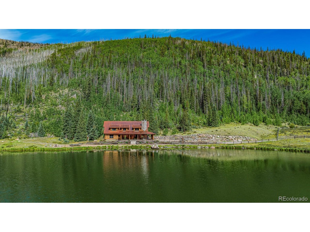 2418 Forest Road Creede, CO 81130 - Photo 28 of 50 a open area with river trees and a lake view
