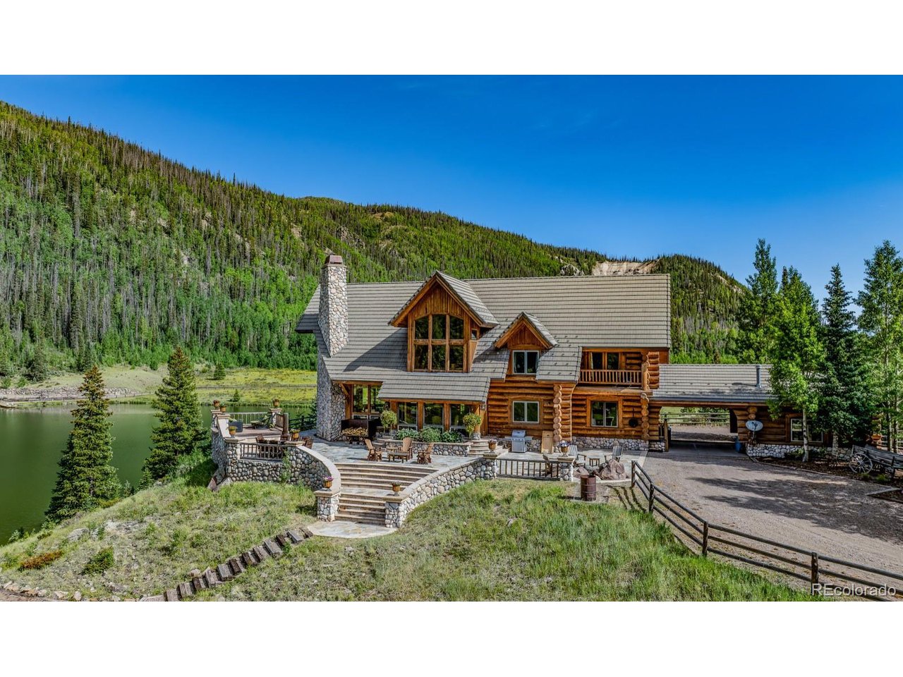 2418 Forest Road Creede, CO 81130 - Photo 30 of 50 a house view with a garden space
