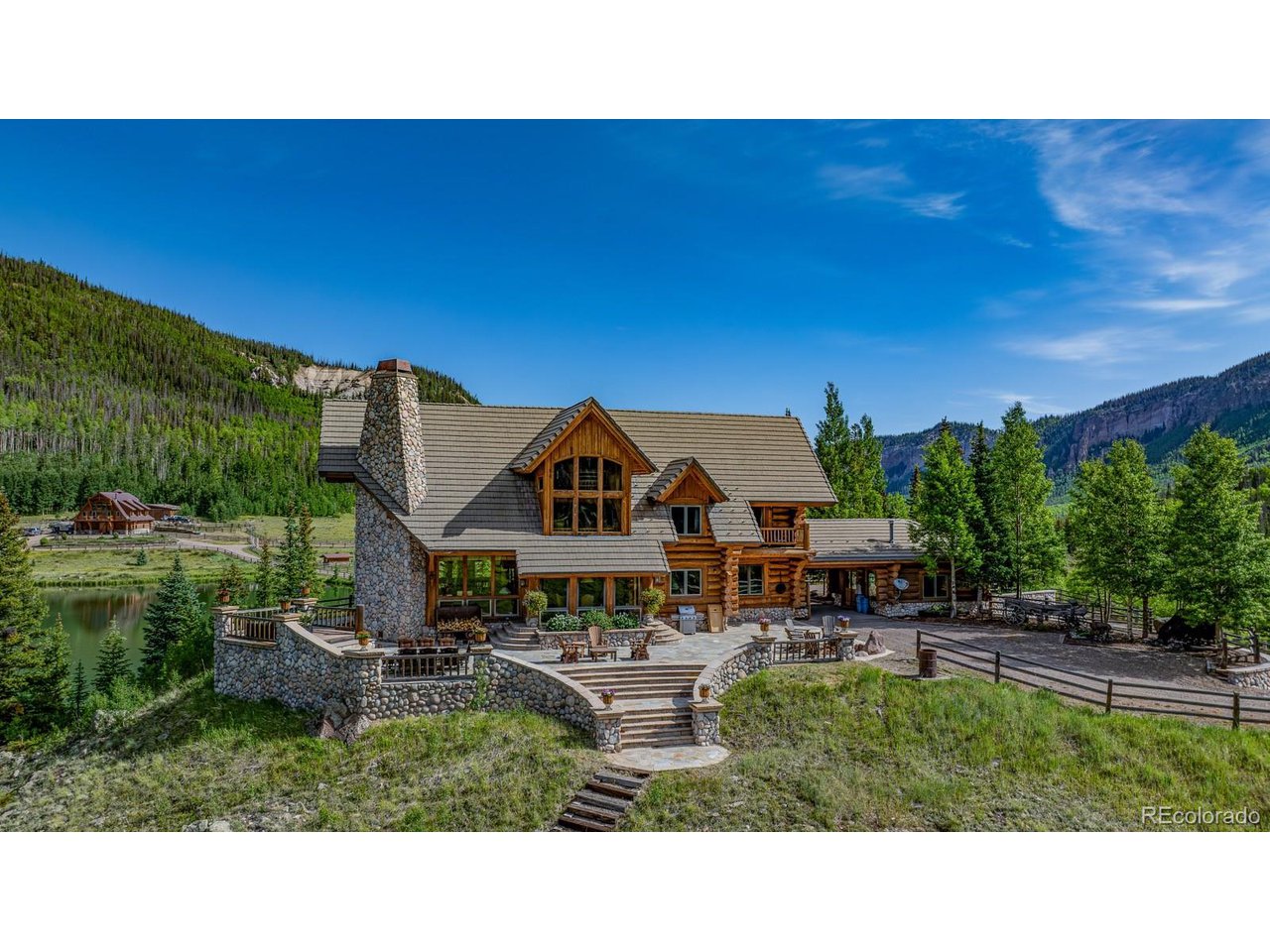 2418 Forest Road Creede, CO 81130 - Photo 31 of 50 a house view with a garden space