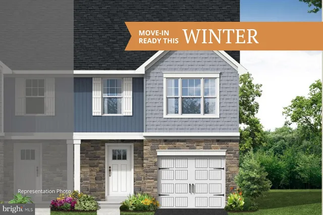 a front view of a building