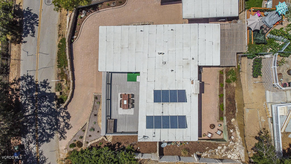 993 Katherine Road Simi Valley, CA 93063 - Photo 42 of 44 aerial view of a house with large tree and plants