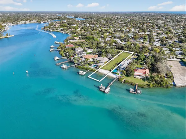 view of a lake with a mountain