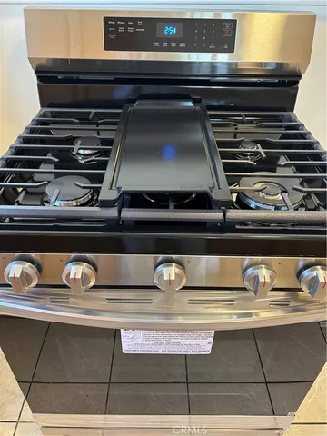 a close view of stove top oven