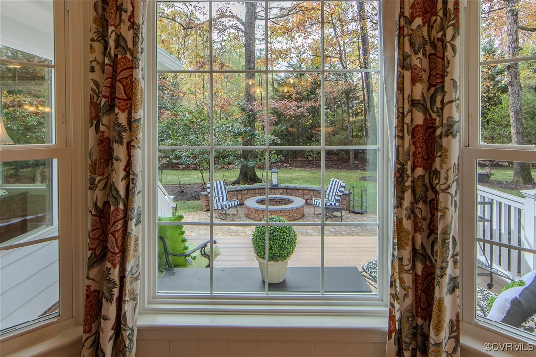 14161 Grangewood Road Midlothian, VA 23113 - Photo 13 of 44 Beaitiful bay window overlooks deck & patio