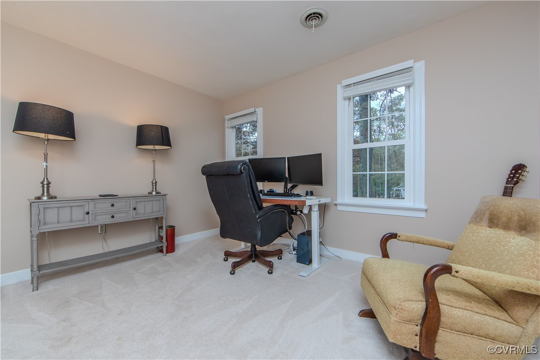 14161 Grangewood Road Midlothian, VA 23113 - Photo 33 of 44 a view of a workspace with a window and lounge chair