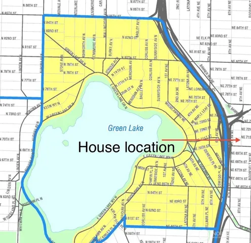 $1,900 | 806 Northeast 71st Street, Unit B, Seattle, WA 98115