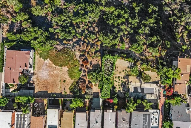 a backyard of a house