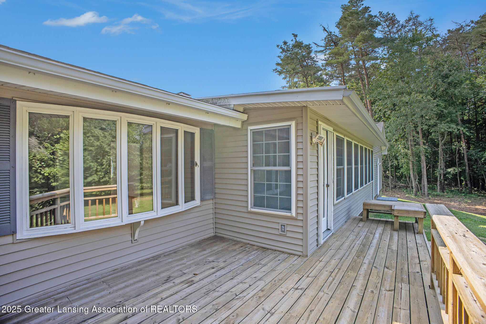 6379 Foster Road Haslett, MI 48840 - Photo 28 of 34 6379 Foster. Deck View