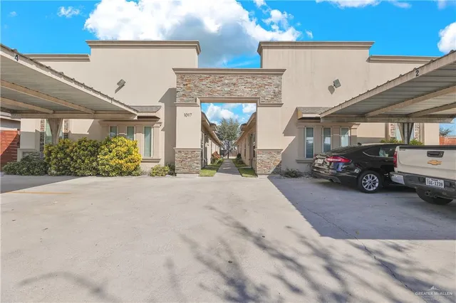 a view of a car garage