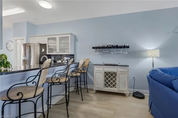 a view of a livingroom with furniture and a couch