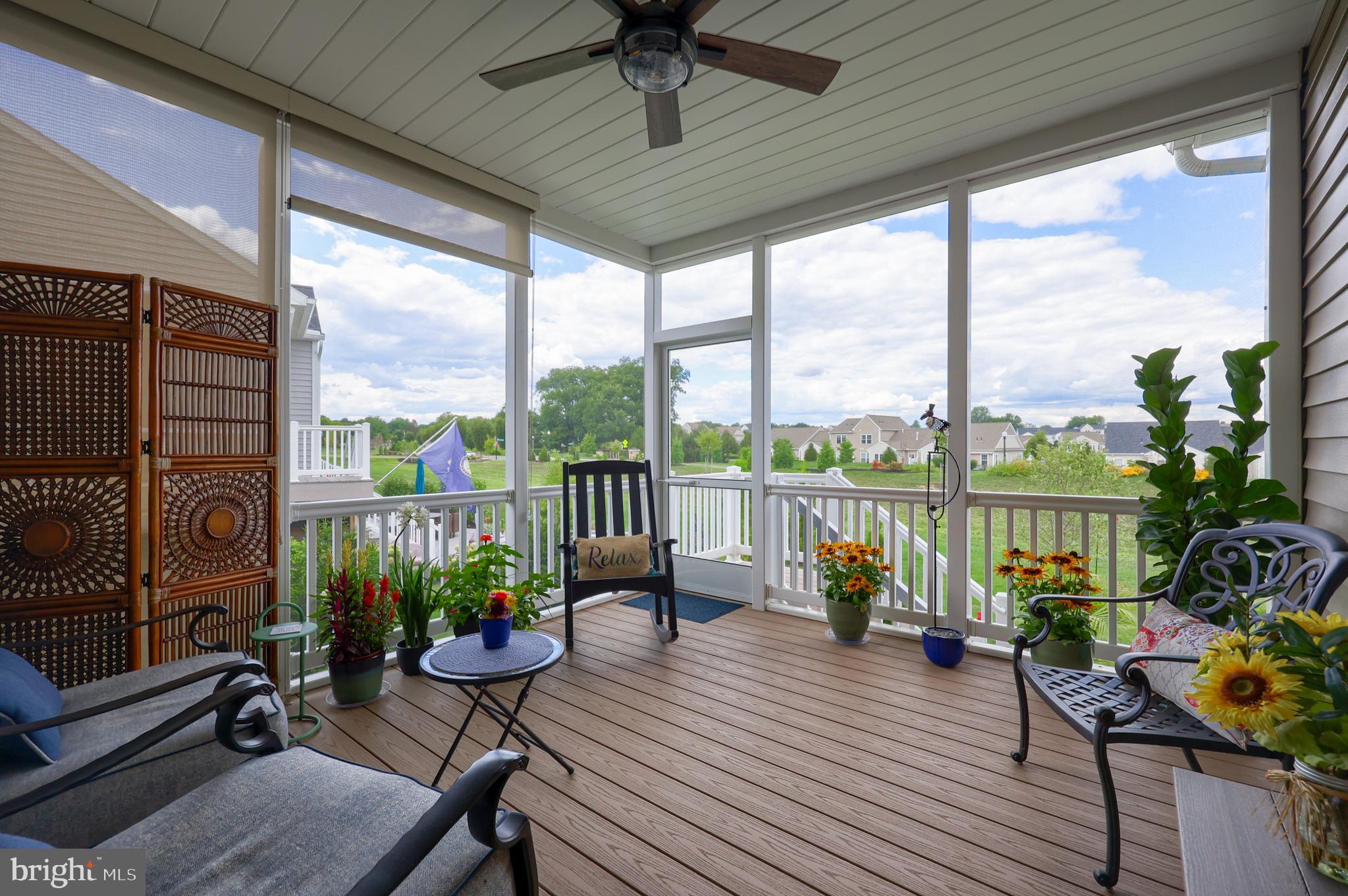 373 Autumn Harvest Lane Lititz, PA 17543 - Photo 19 of 28 a balcony with furniture and a potted plant