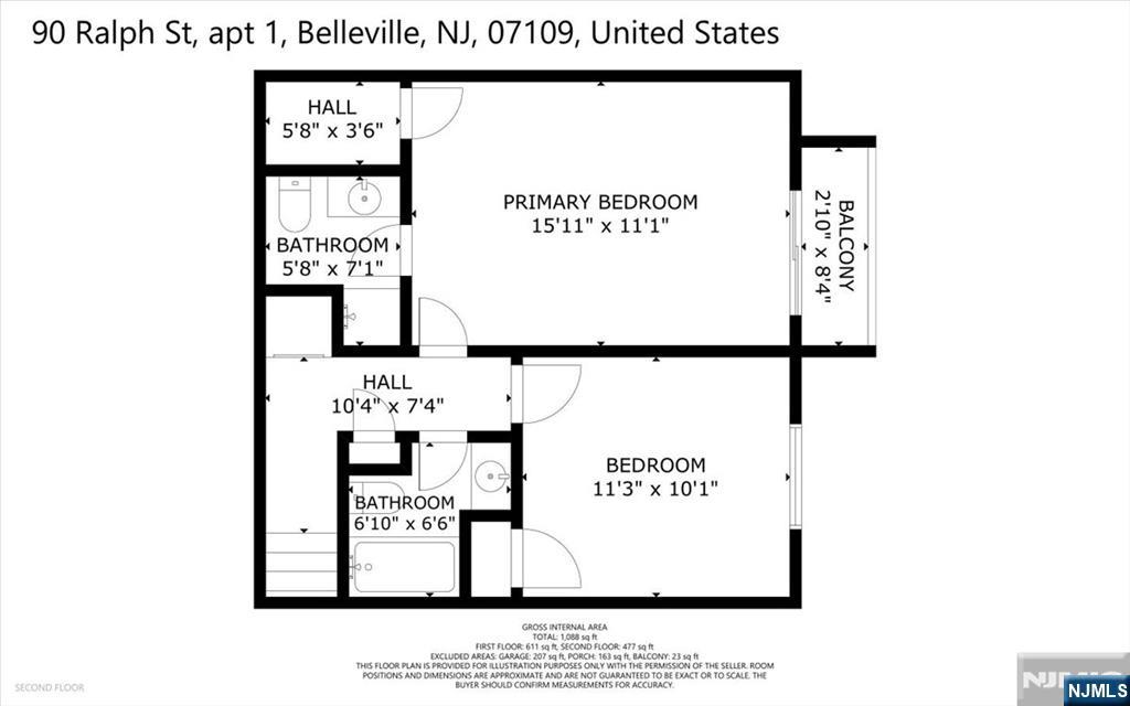 90 Ralph Street, Unit 1 Belleville, NJ 07109 - Photo 23 of 23 Gallery Image 23