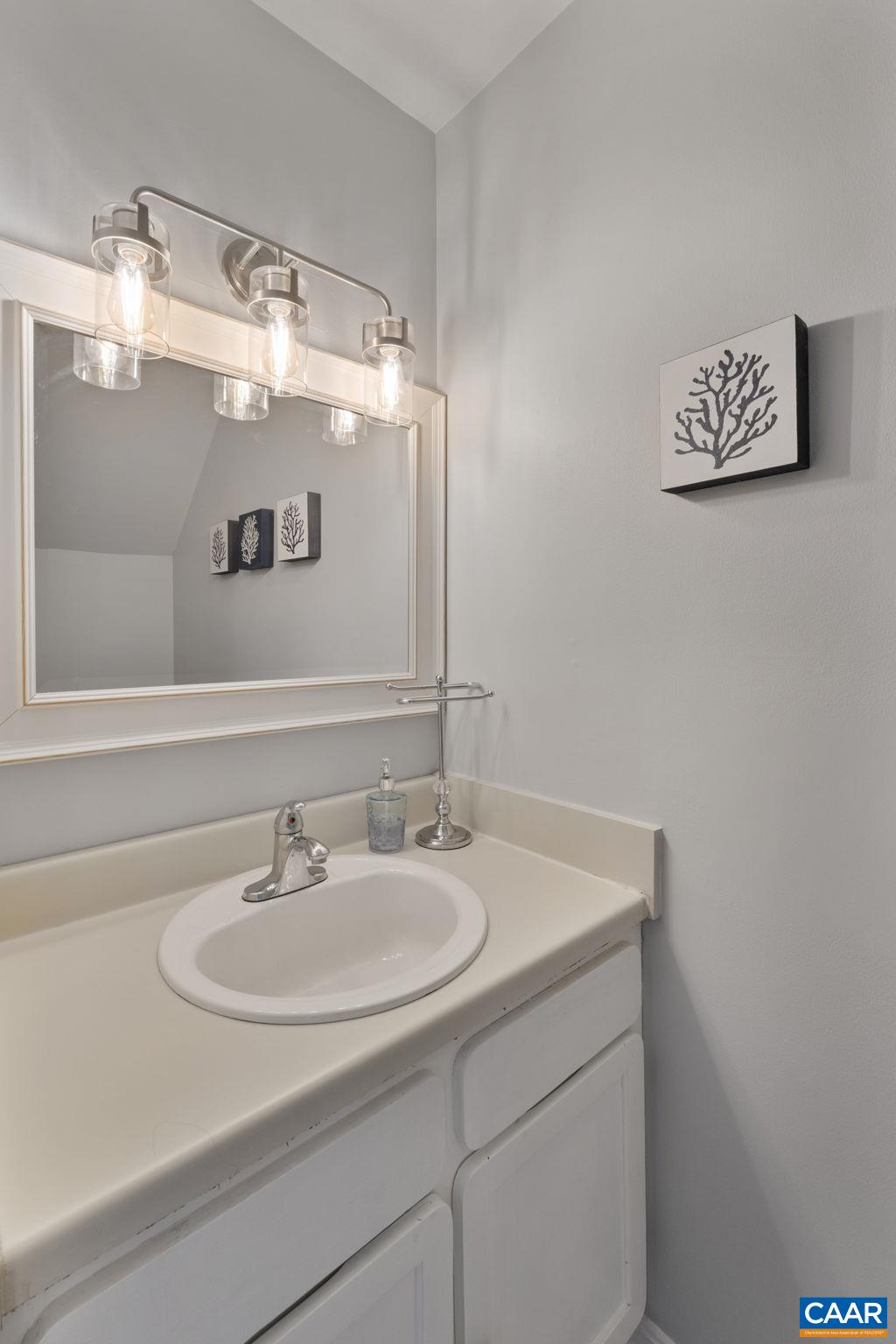 1540 Minor Ridge Court Charlottesville, VA 22901 - Photo 12 of 26 a bathroom with a sink and a mirror