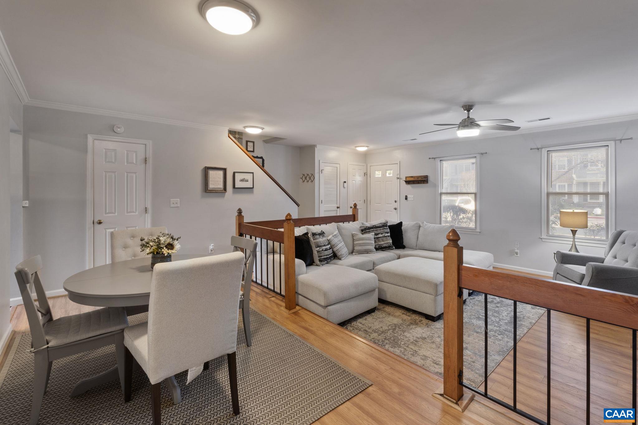 1540 Minor Ridge Court Charlottesville, VA 22901 - Photo 4 of 26 a living room with furniture and wooden floor