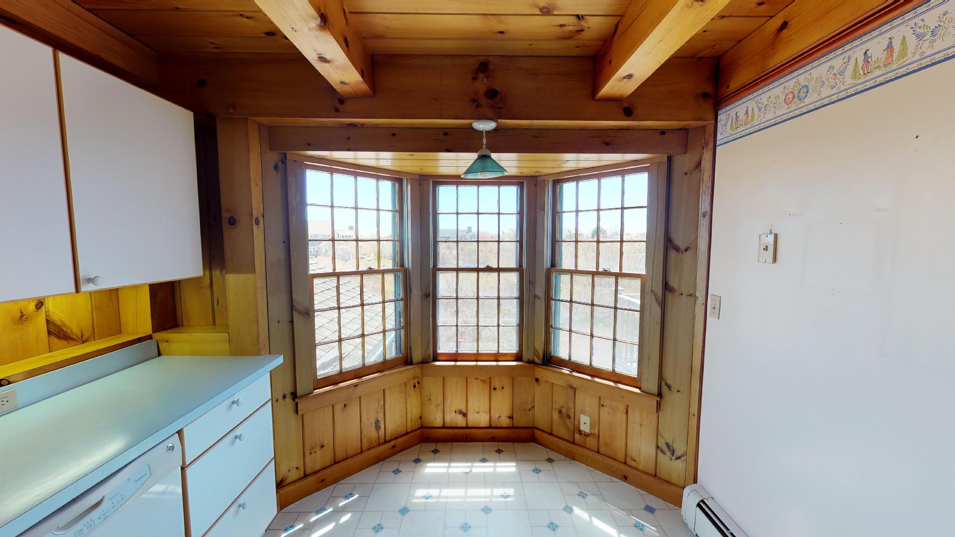234 Madaket Road Nantucket, MA 02554 - Photo 27 of 50 Breakfast nook with pretty view and great light from bay window