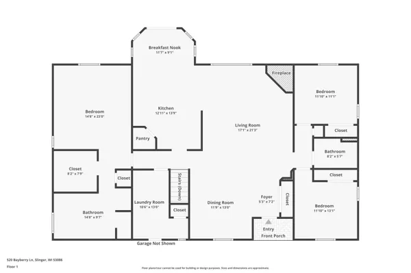 $615,000 | 520 Bayberry Lane, Slinger, WI 53086