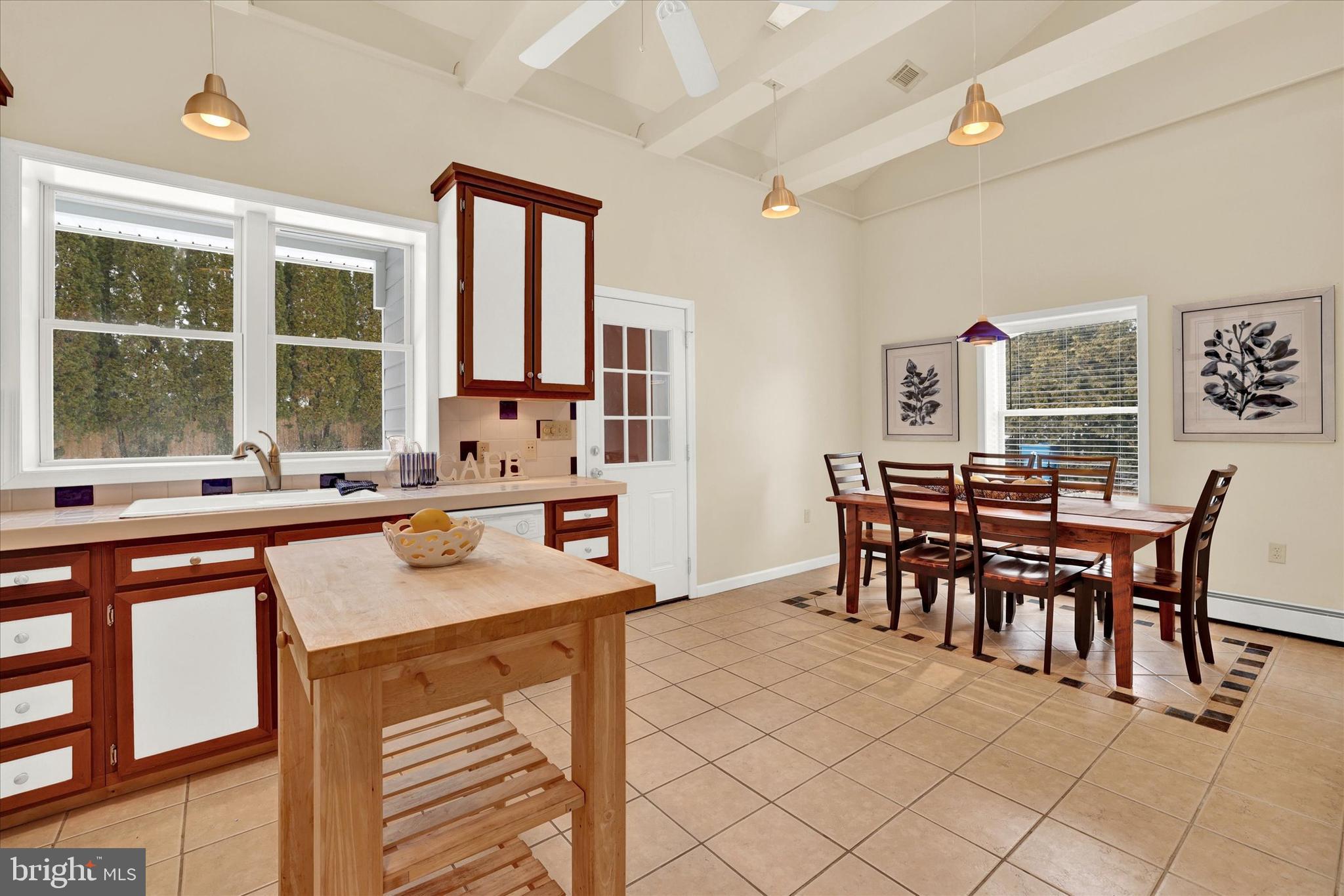 79 Old York Road New Hope, PA 18938 - Photo 8 of 24 Kitchen with two-story ceiling