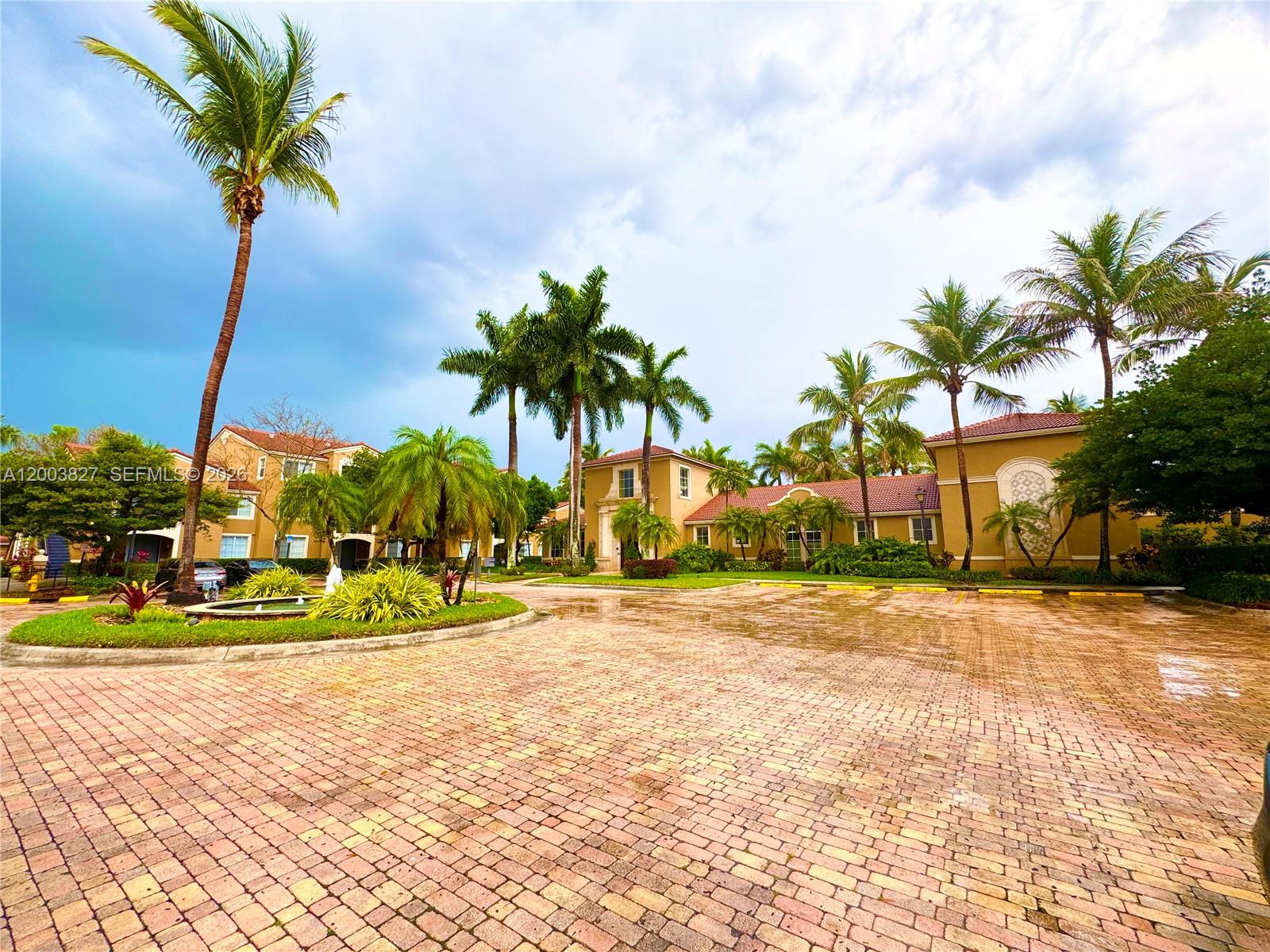 8060 North Nob Hill Road, Unit 203 Tamarac, FL 33321 - Photo 59 of 69 a palm tree sitting in front of a house with a yard
