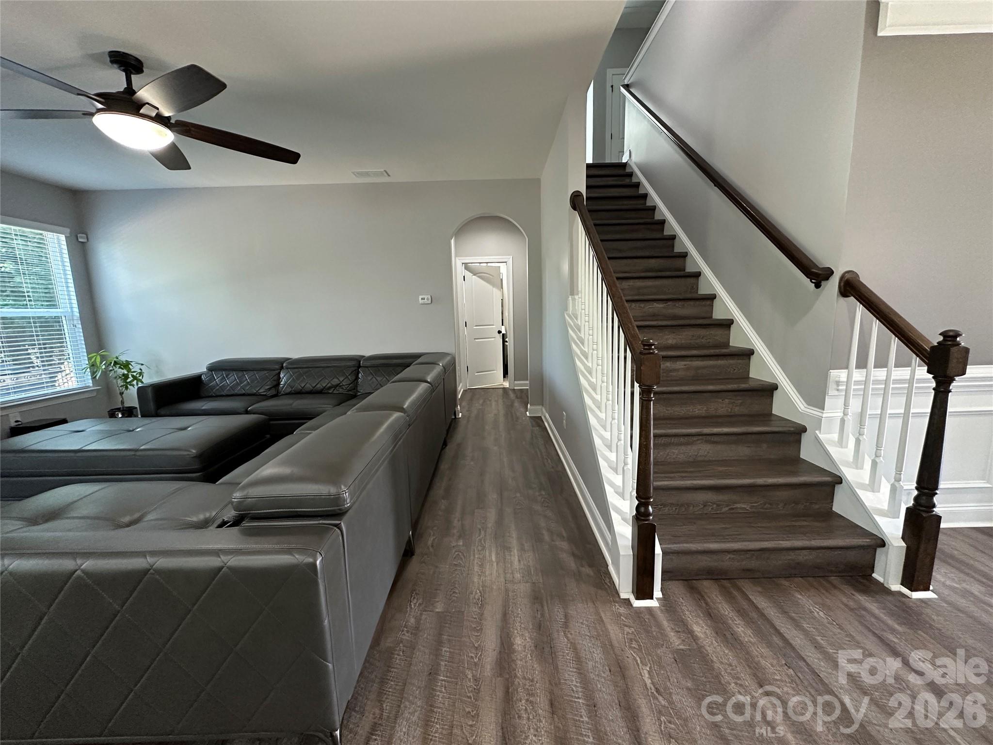 1004 Fallondale Road Waxhaw, NC 28173 - Photo 15 of 42 a view of entryway and hall with wooden floor
