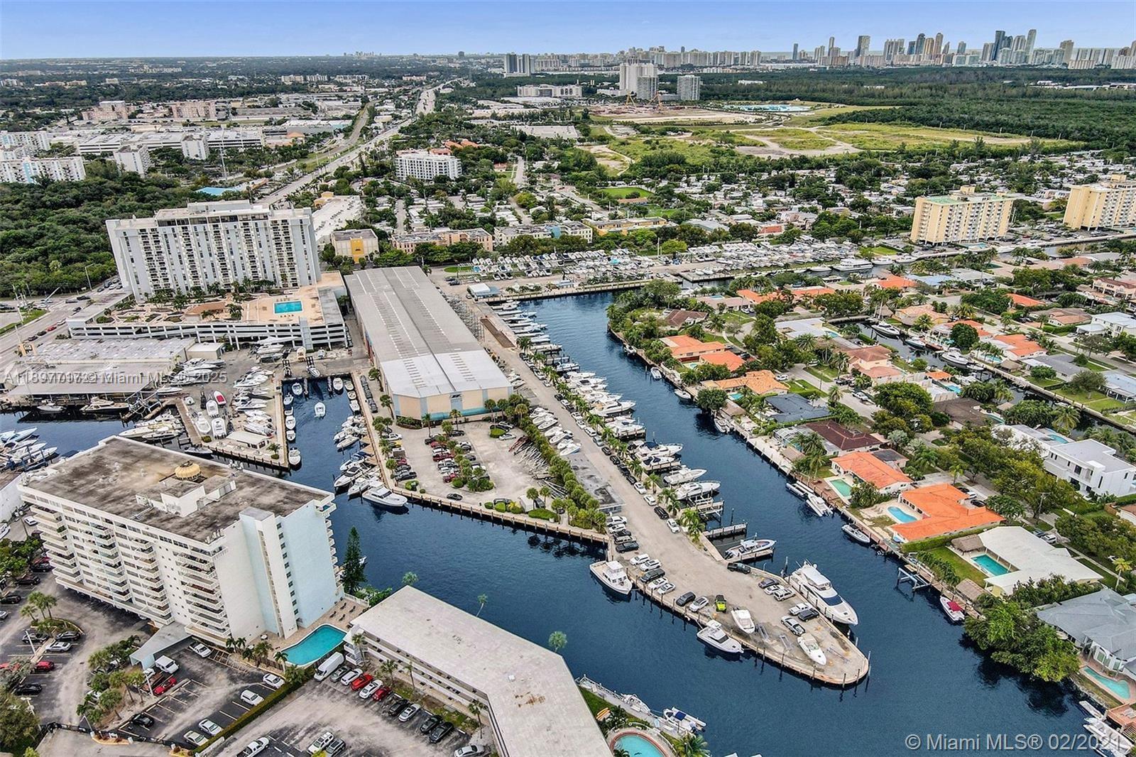 13499 Biscayne Boulevard, Unit 811 North Miami, FL 33181 - Photo 17 of 20 an aerial view of a city with ocean view