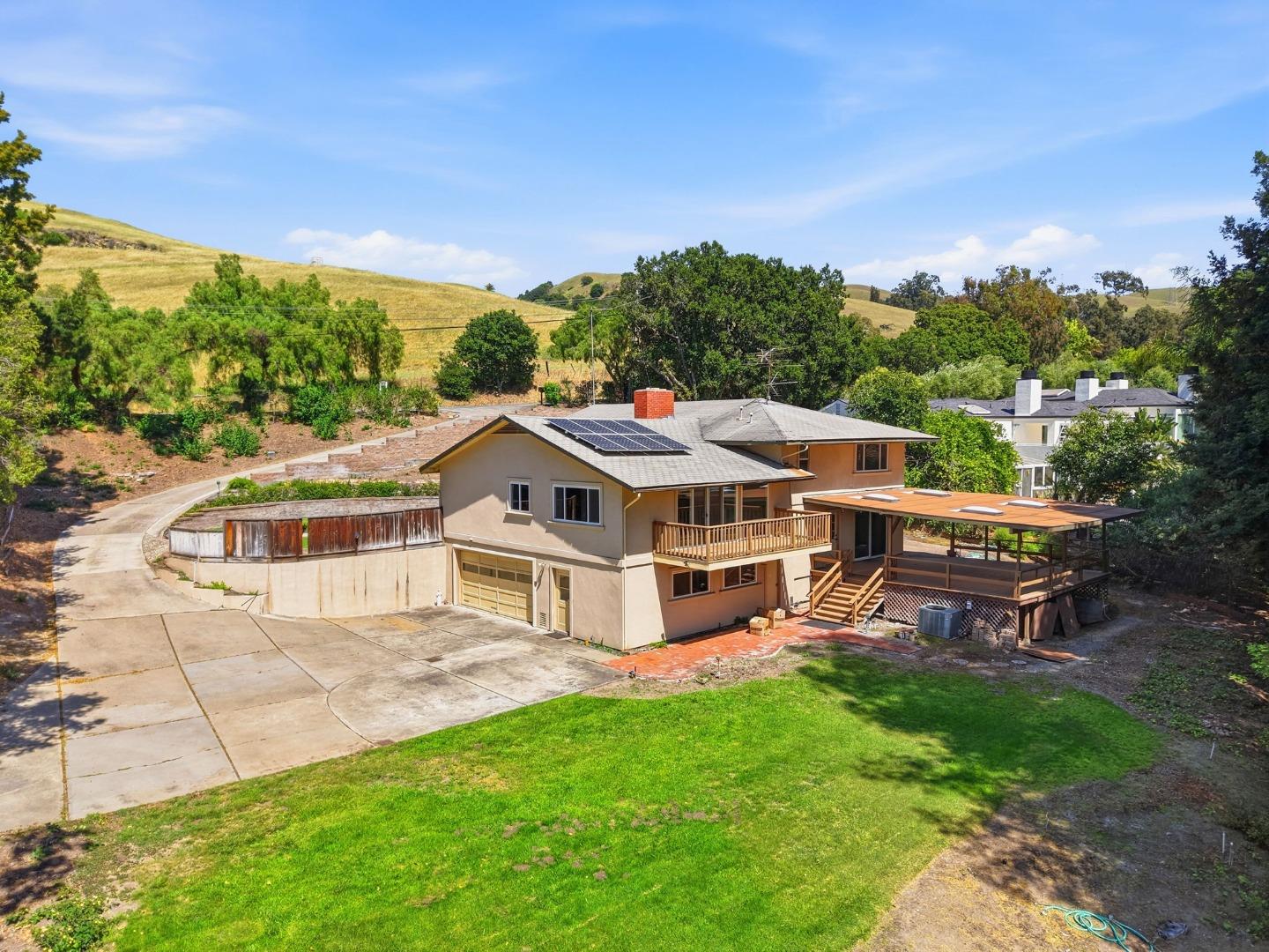 208 Mill Creek Road Fremont, CA 94539 - Photo 42 of 59 an aerial view of a house with a big yard