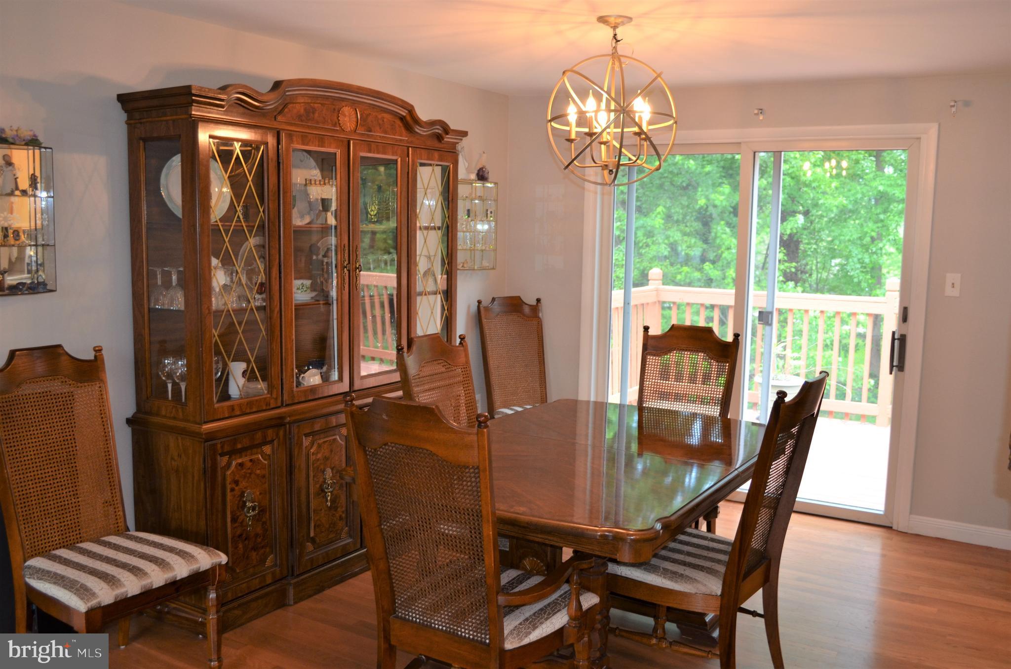 6502 Wrangell Road Bowie, MD 20720 - Photo 9 of 31 Din Room with updated lighting