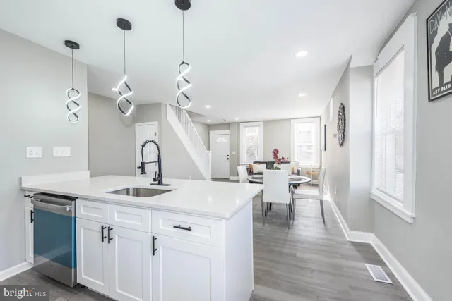 a very nice looking room with wooden floor