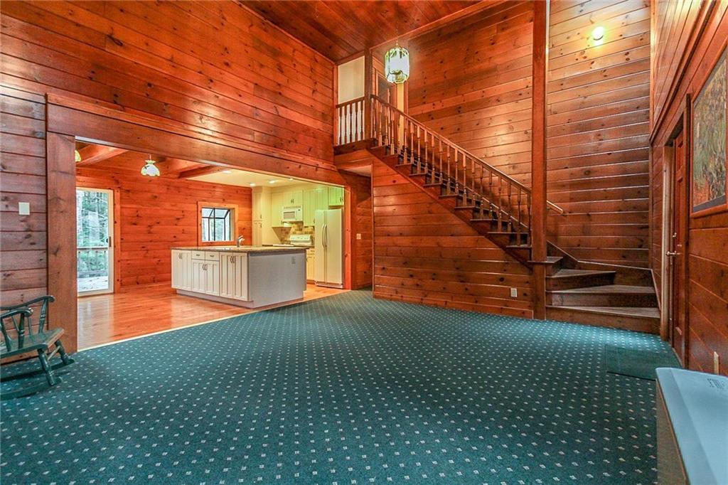 189 Biscay Road Damariscotta, ME 04543 - Photo 11 of 35 Living room with cathedral ceilings...