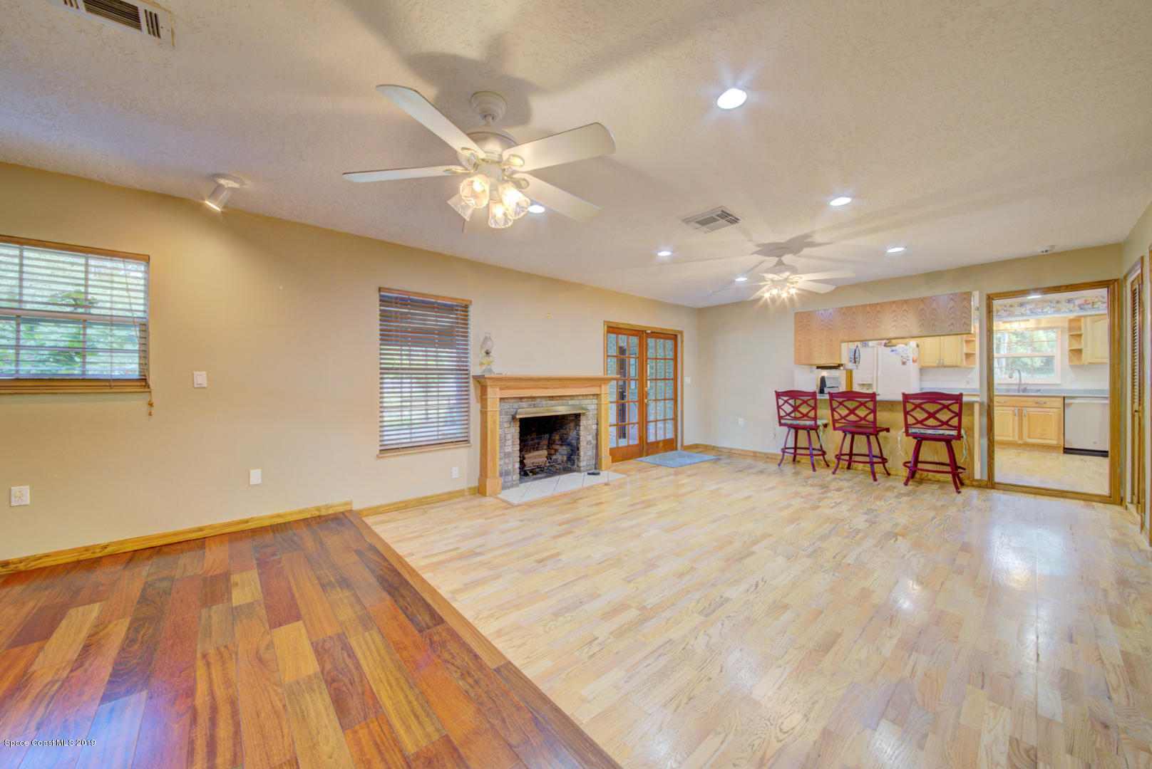 2665 Wagon Road Cocoa, FL 32926 - Photo 13 of 61 family room with recessed lights