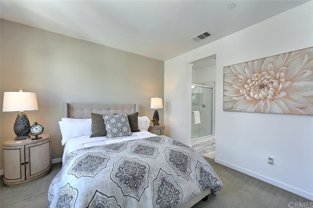 714 Brooklyn Drive Brea, CA 92821 - Photo 16 of 31 a bedroom with a bed and a painting on the wall