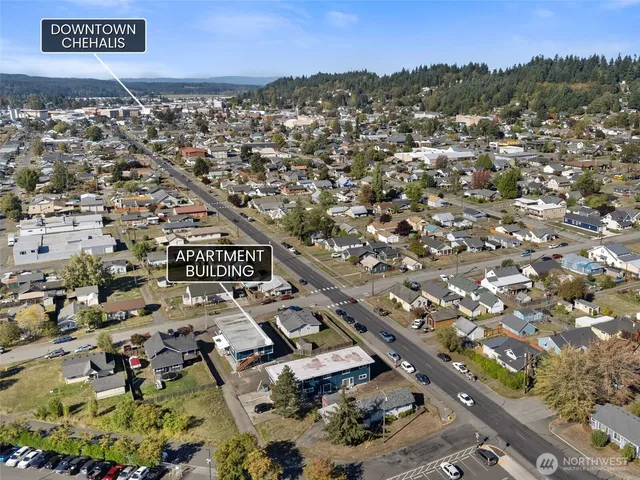 a view of a city from a terrace
